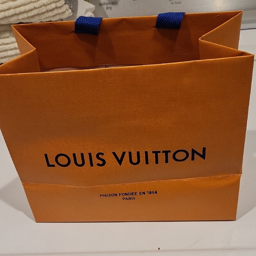 Louis Vuitton Orange Shopping Bag